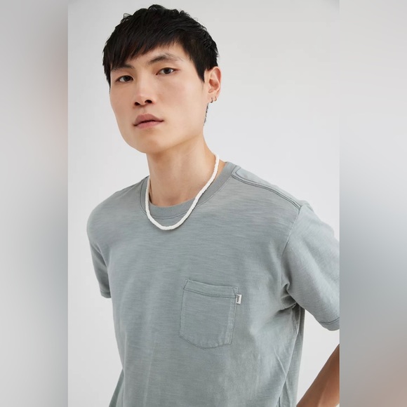 Urban Outfitters. Mens base tee. Medium. Color: Slate 🍂 - Picture 3 of 5